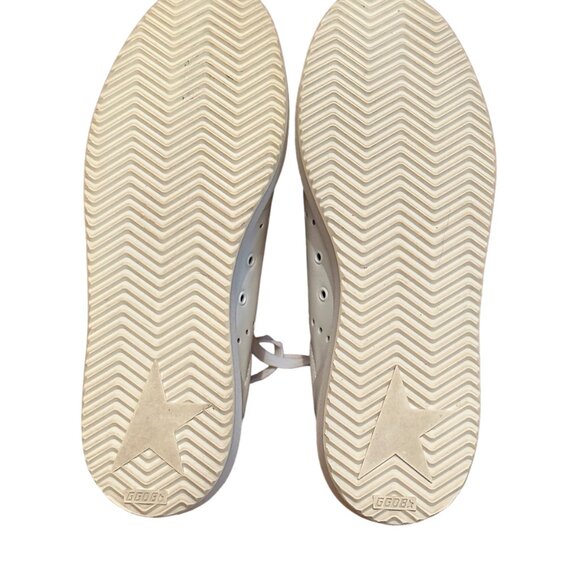 Golden Goose Deluxe Brand GGDB/Starter, White with Black Heel Accent, Size 39 - Picture 11 of 14